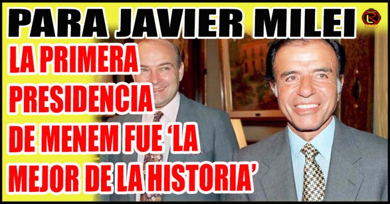 Elogió a Cavallo y calificó a Guzmán como un «pésimo Ministro de Economía