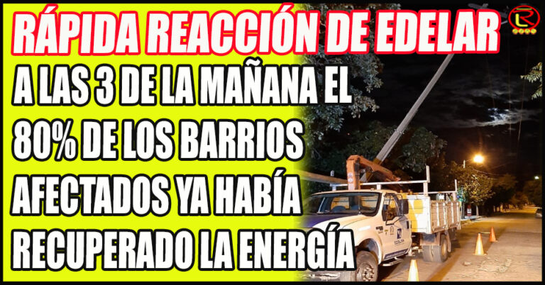Se declaró la Emergencia y todos los equipos disponibles trabajaron durante toda la noche