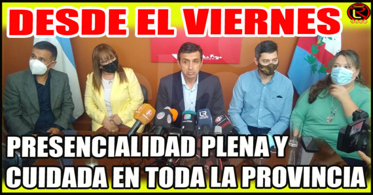 Lo confirmaron el Gobernador y el Ministro Ariel Martínez