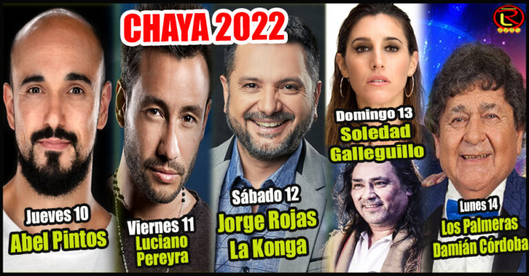 La Chaya vuelve con todo: la mejor grilla posible para 2022