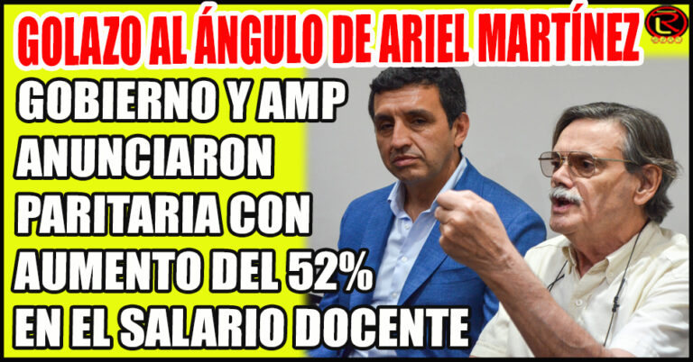 En la gestión de Quintela el 104 por ciento de los aumento fue al básico y se blanquearon casi en su totalidad los ítems