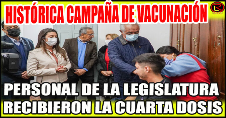 Operativo de vacunación en el Anexo Rivadavia