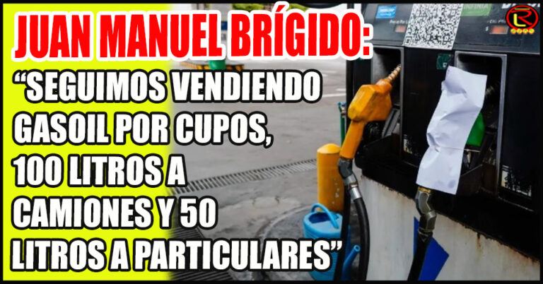 «La situación con la venta de gasoil no ha cambiado, el proceso de normalización es lento»