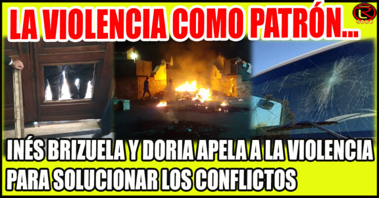 Las Patotas de Inés quemaron la Puerta de la Residencia, rompieron la puerta de Casa de Gobierno y ahora destruyeron los Camiones