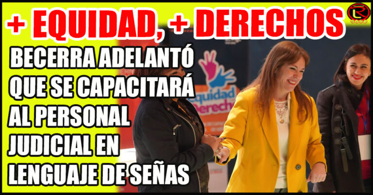 La Jueza del TSJ participó del 4° Encuentro de Lenguaje de Señas