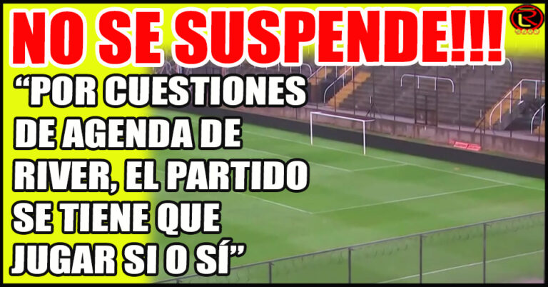 Desde la Filial Oficial de River Plate descartaron la suspensión