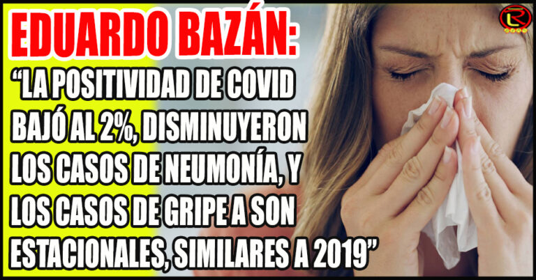 El epidemiólogo Eduardo Bazán explicó que «no hay ningún brote de Influenza, son casos estacionales»
