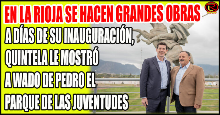 El Gobernador y el Ministro del Interior recorrieron la obra