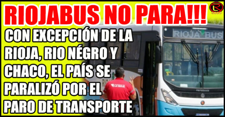 Rioja Bus funciona sin inconvenientes en Capital y Chilecito