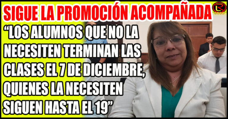 Zoraida Rodríguez aseguró que «ningún chico repetirá grado o año»