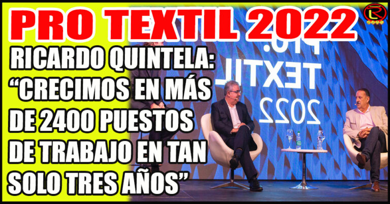 “El sector textil es la principal herramienta que tenemos en materia de inversión y en la generación de puestos de trabajo”