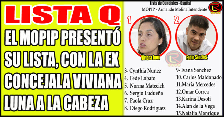 Lista impulsada por Claudia Ortiz con el apoyo de Machicote, Zoraida Rodríguez, Pedro Sánchez, Torcivia y Tere Luna