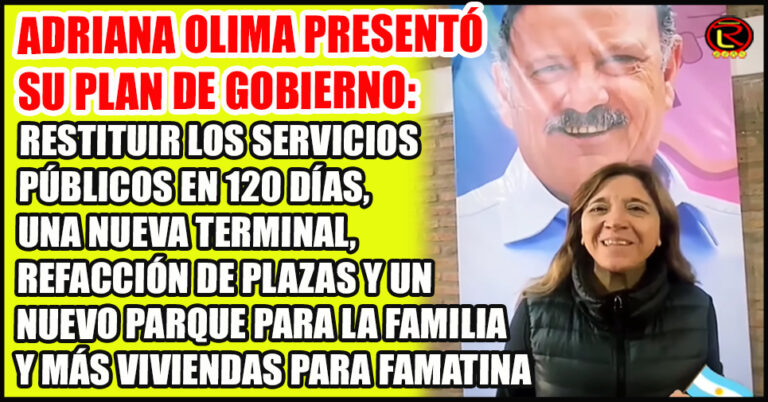 Multitudinaria convocatoria de la favorita para el #7M en Famatina