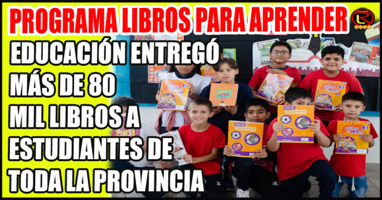 Se concretó la entrega de material didáctico a alumnos de la escuela primaria N°418 del barrio Los Obreros