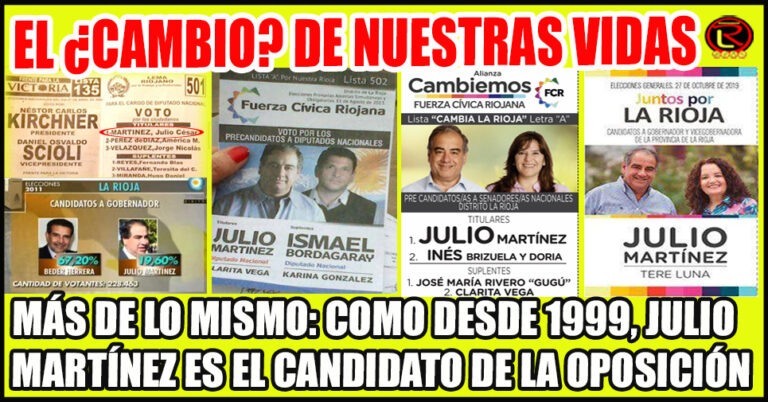 Insólito: el candidato ETERNO propone el ‘CAMBIO de nuestras vidas’