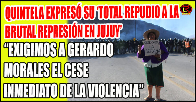 El Gobernador riojano envió su apoyo a «todo el pueblo hermano de Jujuy»