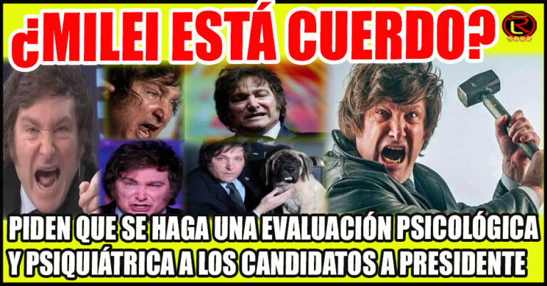 «Para ingresar a un trabajo te piden examen psicofísico pero para ser candidato a Presidente no»