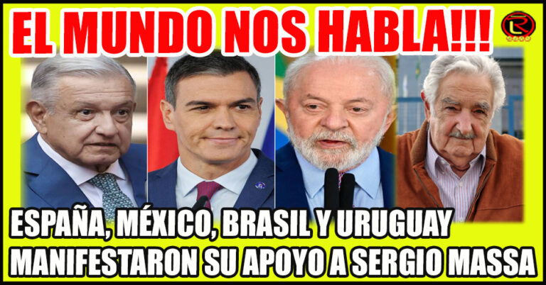Pedro Sáncez, López Obrador, Lula y Mujica criticaron a Milei