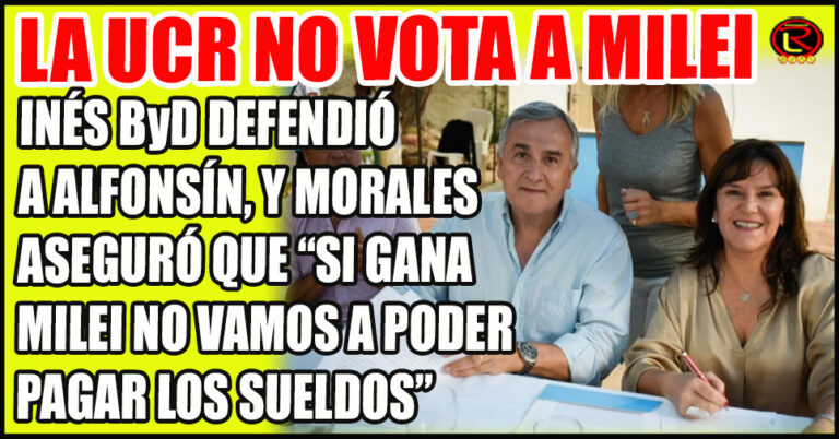 La Intendenta riojana sigue la linea de Gerardo Morales: voto a Milei NO y voto en blanco NO
