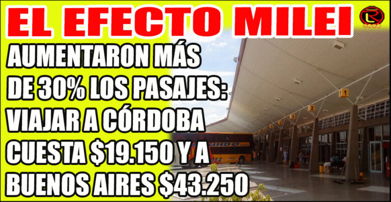 Para Mendoza la tarifa asciende a los $22.000, San Juan cuesta $18.000, Catamarca $8.200