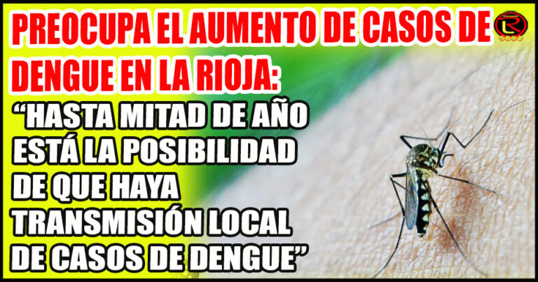 ”Los casos de dengue y covid en La Rioja se han duplicado en la última semana”