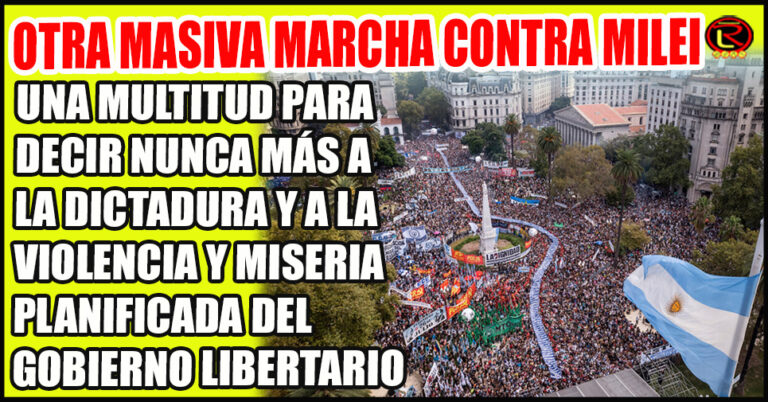 Cuatrocientas mil personas salieron a las calles contra el negacionismo de Javier Milei y Victoria Villarruel
