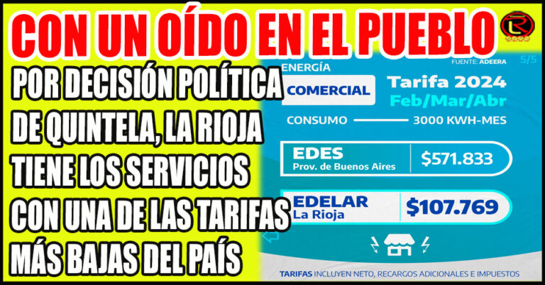 Un Estado presente en beneficio del bolsillo de los vecinos