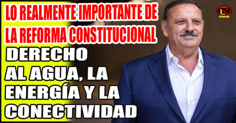 «A ningún riojano le va a poder faltar el derecho al agua, a la energía y a la conectividad, tenga o no tenga plata»