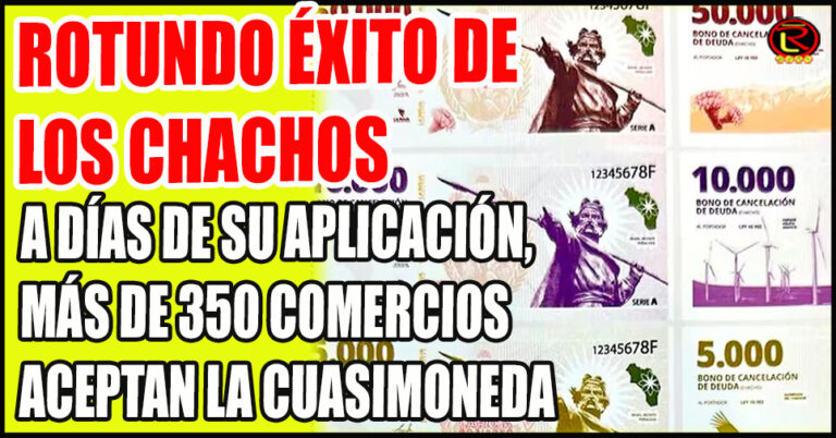 Los Chachos tienen una gran aceptación el comercios de distintos rubros
