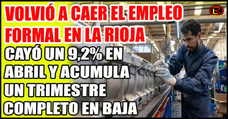 Viva la Libertad Carajo: en un año se perdieron 3.200 empleos ‘en blanco’ en la Provincia