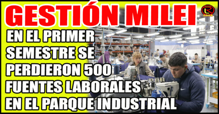 La política económica de Nación fulmina la industria nacional