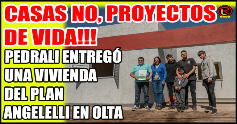 Trabajo articulado con el Municipio: esta vivienda se suma a los 23 Hogares construidos en el Departamento