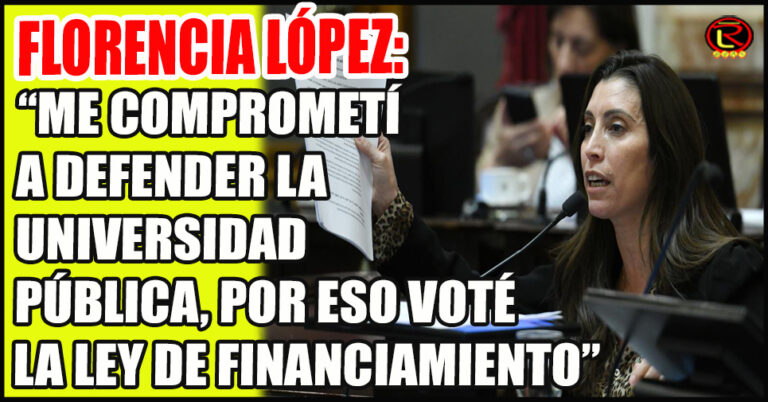 La Senadora riojana adelantó que rechazará el veto presidencial