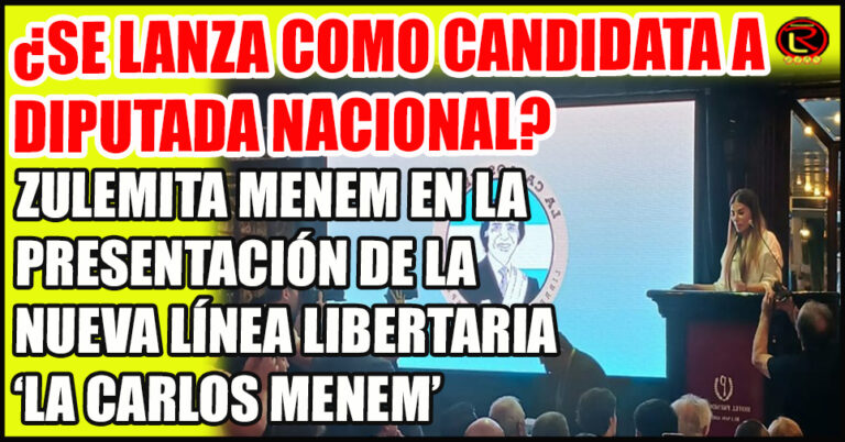 La hija del ex Presidente quiere llegar al Congreso