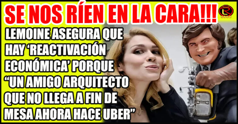 Hasta Milei era clase media siendo arquitecto, desde Milei tiene que hacer Uber para poder pagar la Tarjeta