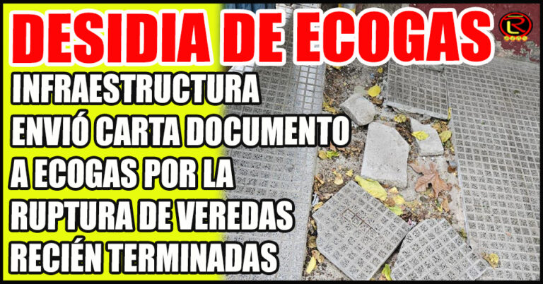 El Ministro Del Moral intimó a la empresa a realizar las reparaciones correspondientes