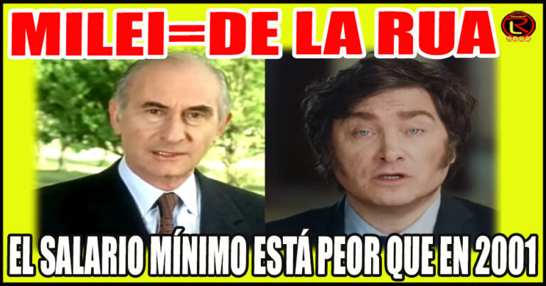 Retroceso histórico comparable con las peores épocas del país