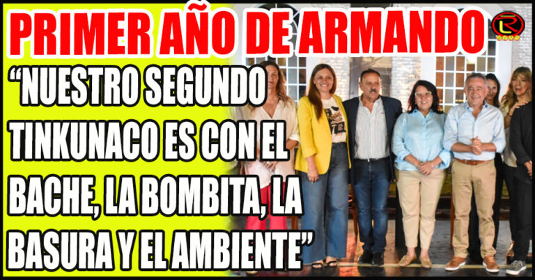 El Intendente Armando Molina propone un Tinkunaco Generacional
