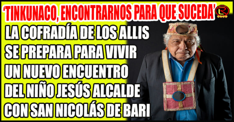 Al Inca Mayor de la Cofradía se lo identifica porque es el único que transporta y toca una caja