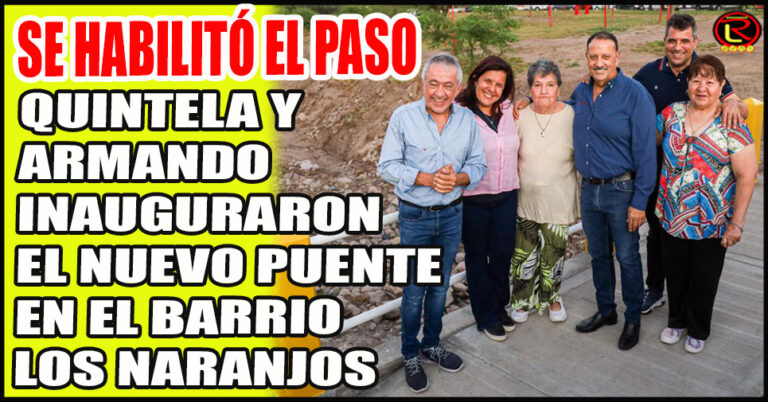 Una obra emblemática que demendaban los vecinos
