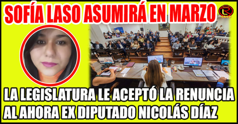 Famatina cambia su representante en la Cámara de Diputados