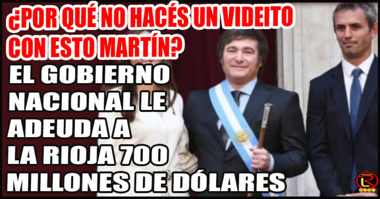 «Martín Menem miente y NO defiende los intereses de los riojanos»