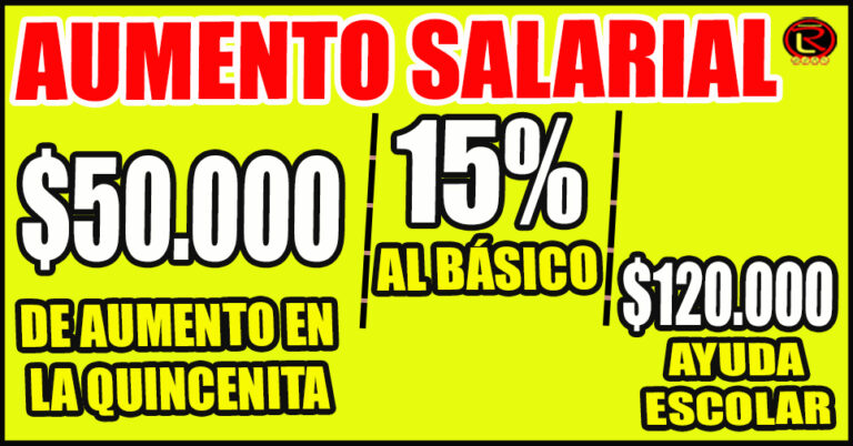 Para los Vinculados el aumento será de $80.000