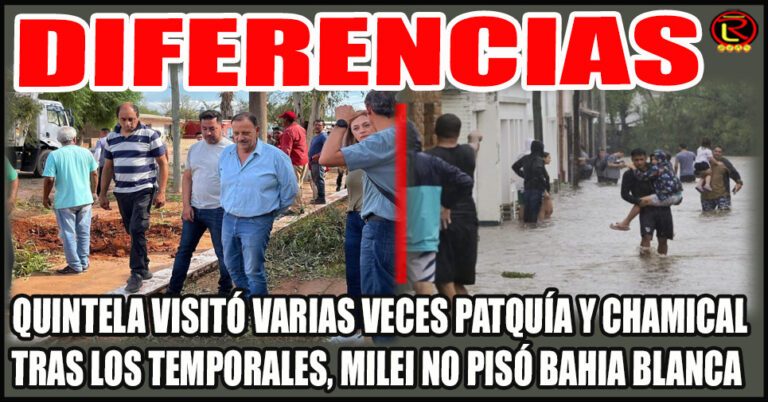 La reacción del Gobernador y el Presidente ante los desastres naturales
