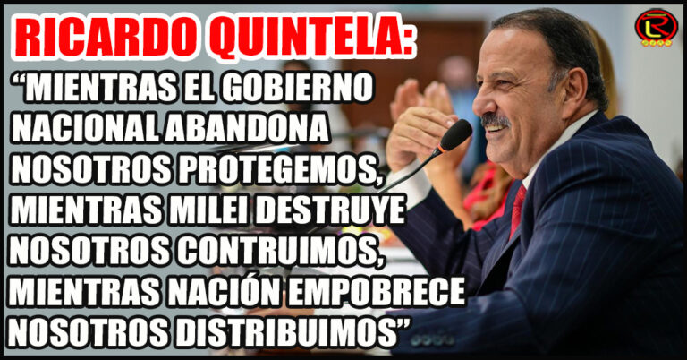 El Gobernador desafió el autoritarismo de Milei: «no nos van a quebrar»