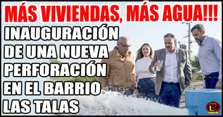 El gobierno provincial avanza con obras hídricas para mejorar el acceso al agua potable