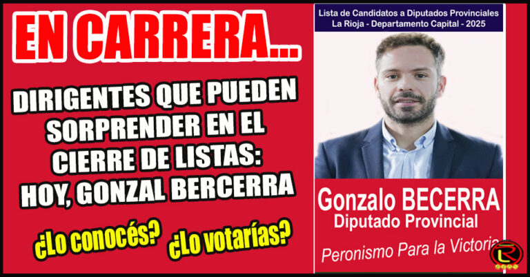 El Concejal ya está lanzado en la búsqueda de una banca en la Legislatura