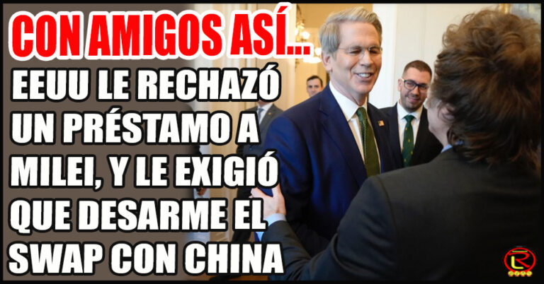 Scott Bessent estuvo con Milei en la Rosada y rechazó una línea de crédito como había filtrado el gobierno