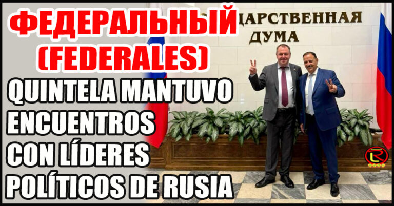 El Gobernador riojano llevó su mensaje de federalismo a Rusia