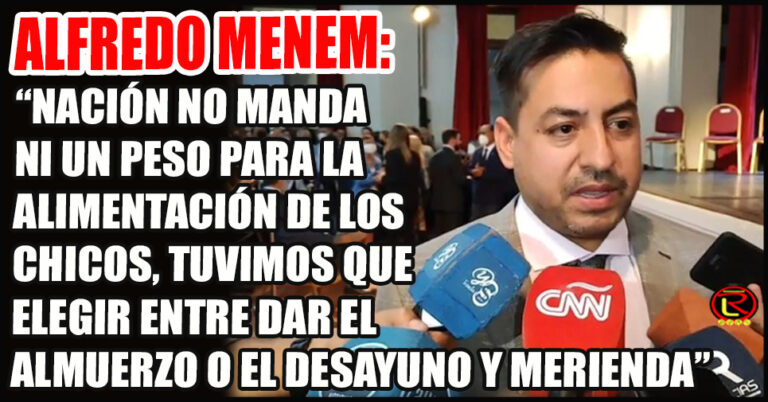«Tenemos que reaccionar a tiempo, ahora Martín Menem dice que hay que despedir a 20 mil empleados públicos»